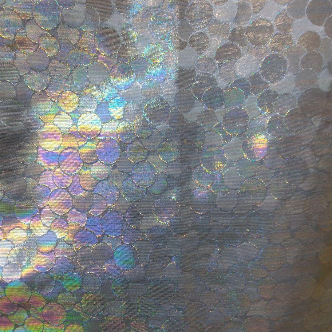 花嫁掛下セット　掛下帯、はこせこセット付き ホログラム振袖 ライトブルー