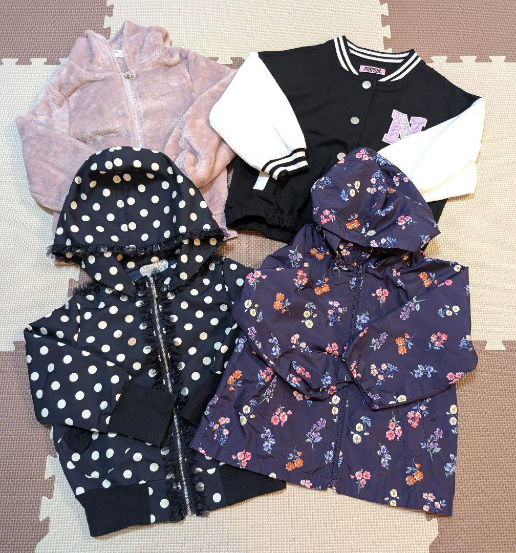 女の子　秋冬用　洋服　まとめ売り　約120センチ　64点セット