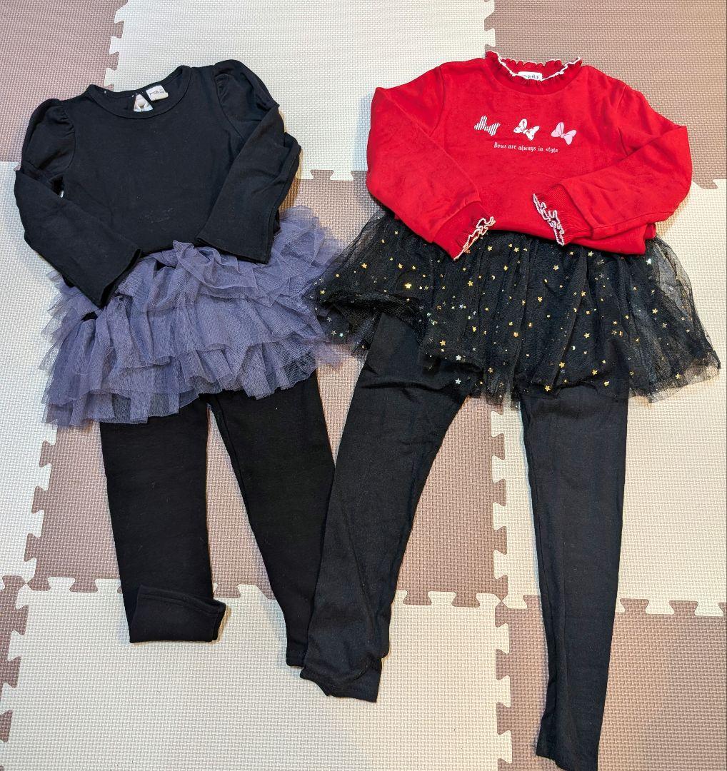 女の子　秋冬用　洋服　まとめ売り　約120センチ　64点セット