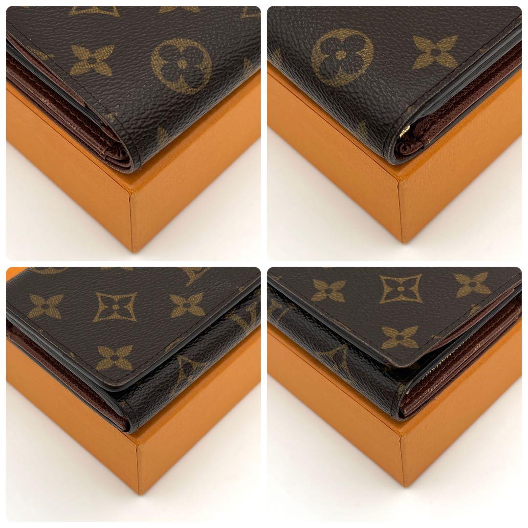 【極美品】ルイヴィトン モノグラム トレゾール 二つ折り財レディース 新型