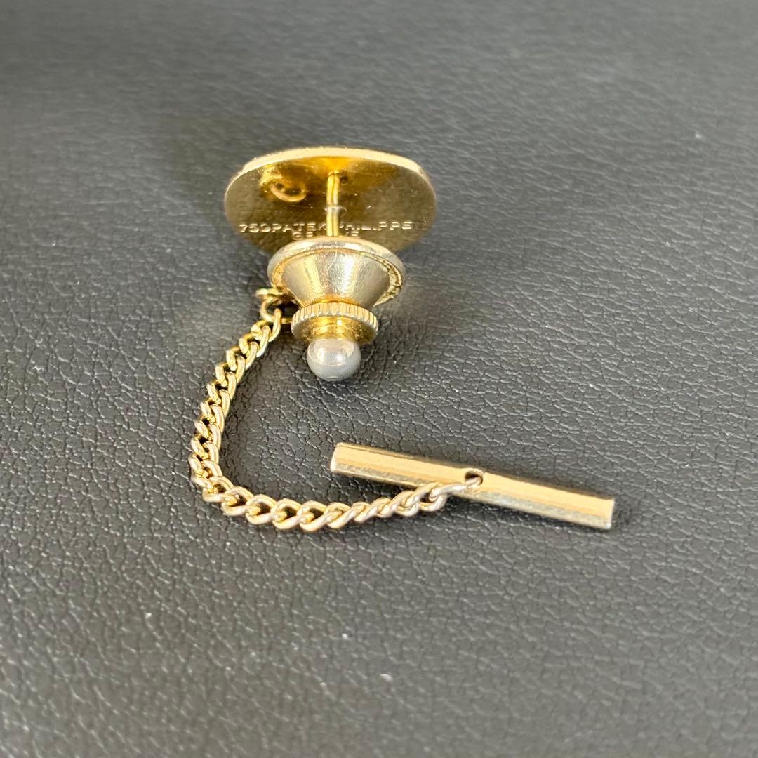 【希少】【パテックフィリップ】ヴィンテージ タイタックピン ブルー×ゴールド色