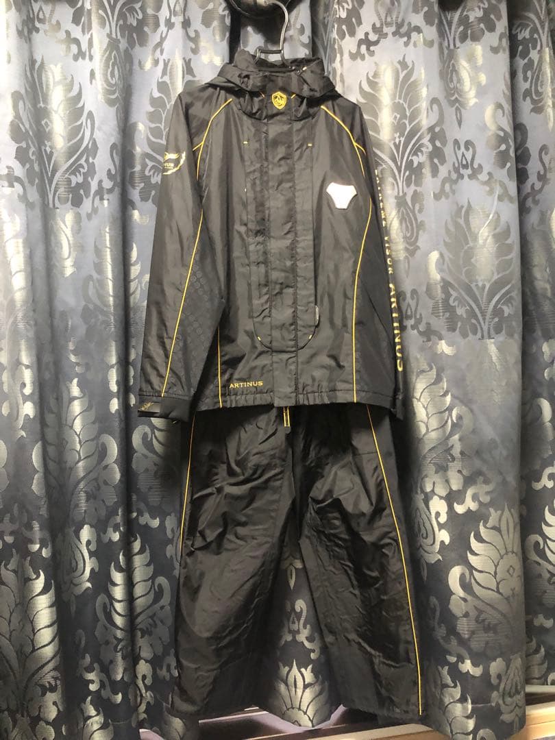ARTINUS フィッシングスーツ ブラック/イエロー