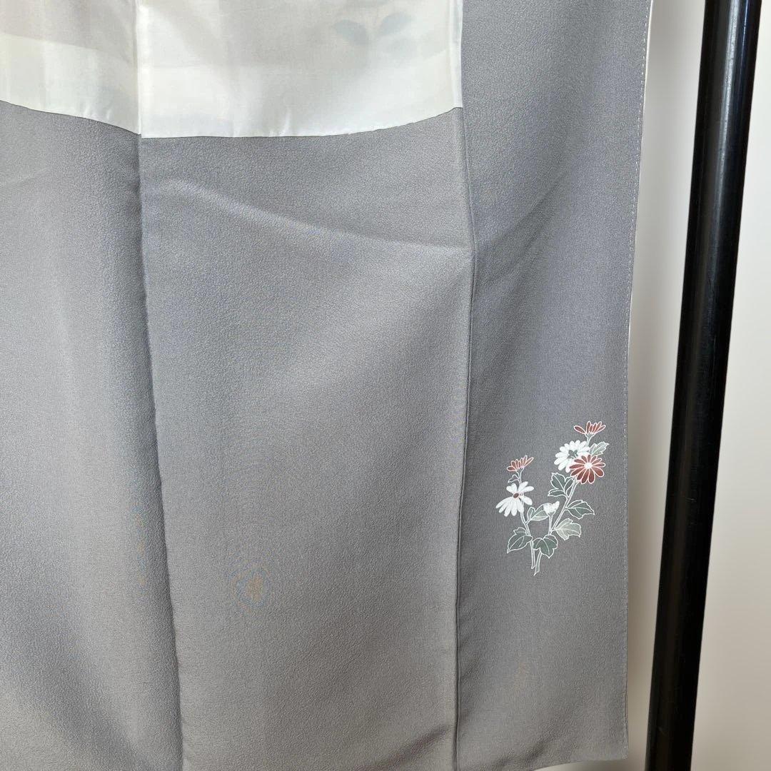 ベージュ 花柄 訪問着