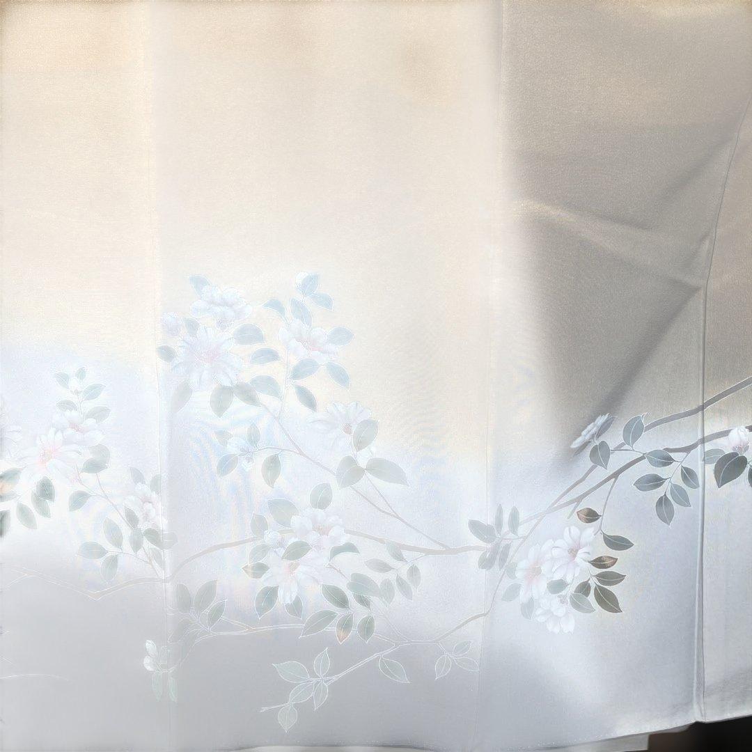 ベージュ 花柄 訪問着