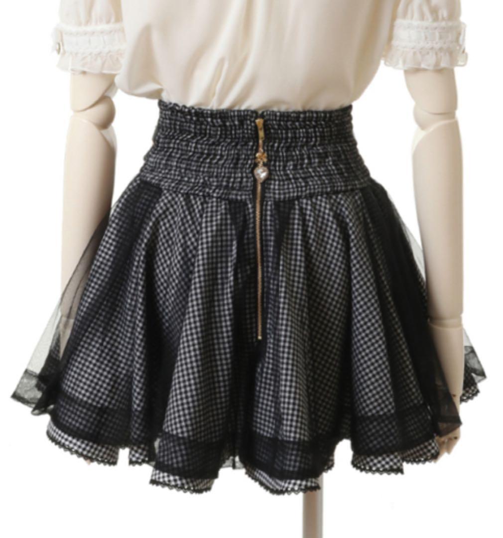 LIZLISA レースアップコルセットライクスカパン グレー