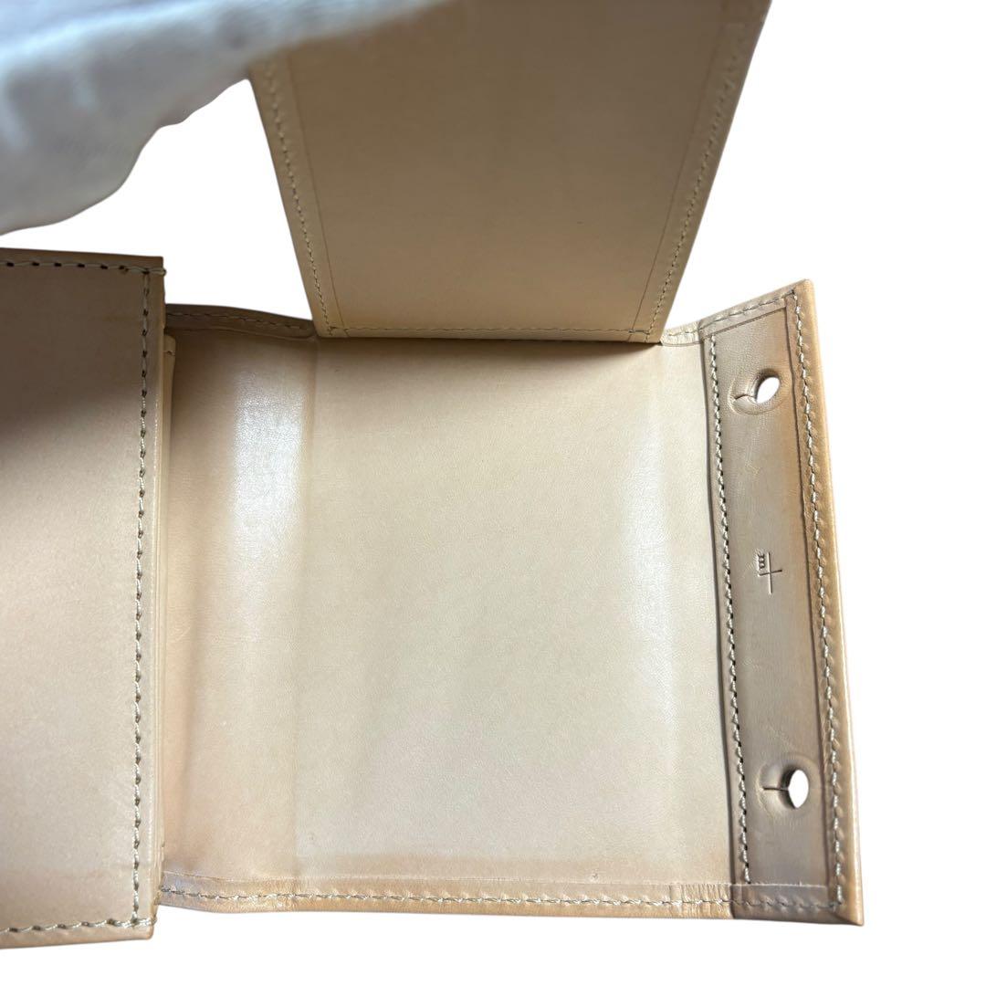 美品　エムピウ millefoglieⅡ ミッレフォッリエ2 TAN27 ヌメ革