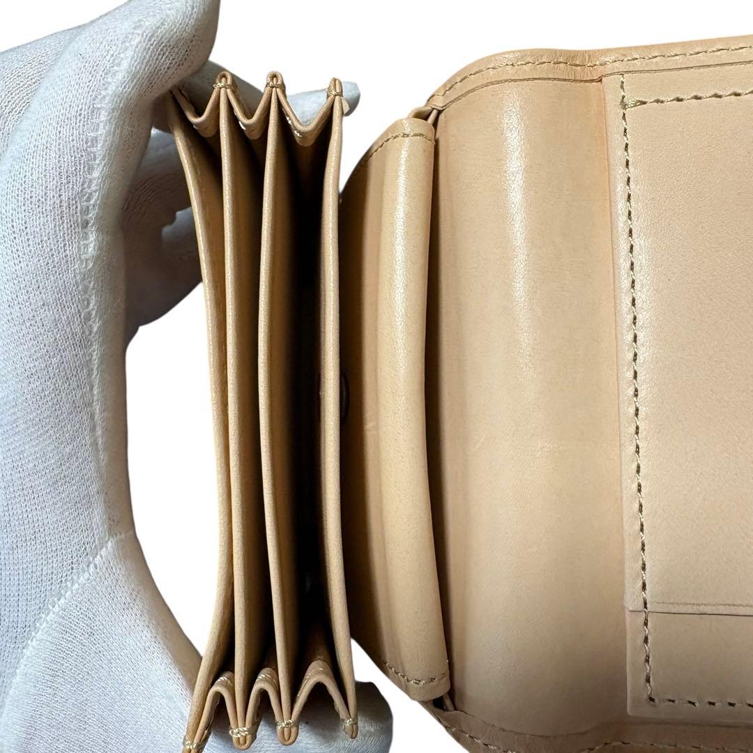 美品　エムピウ millefoglieⅡ ミッレフォッリエ2 TAN27 ヌメ革