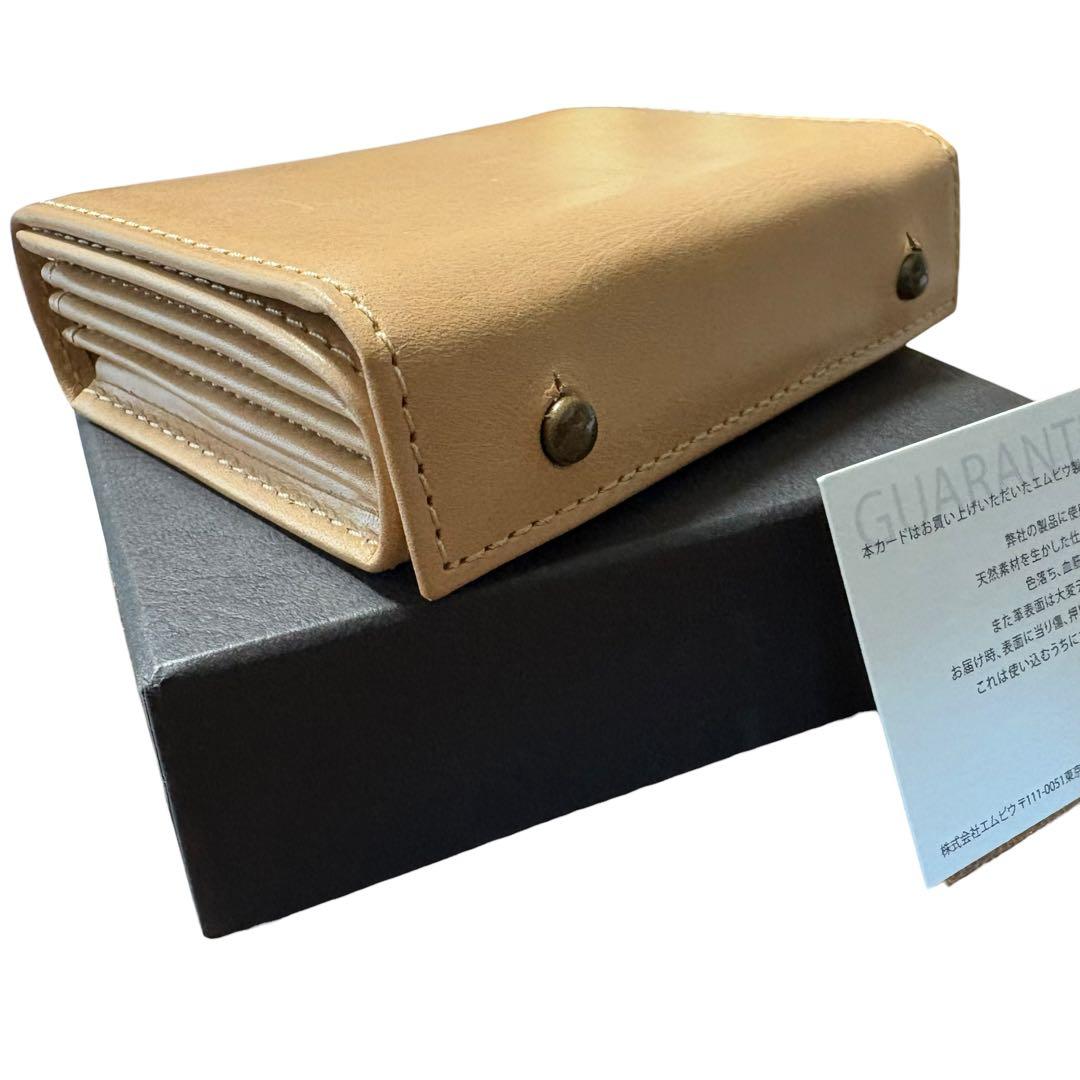 美品　エムピウ millefoglieⅡ ミッレフォッリエ2 TAN27 ヌメ革