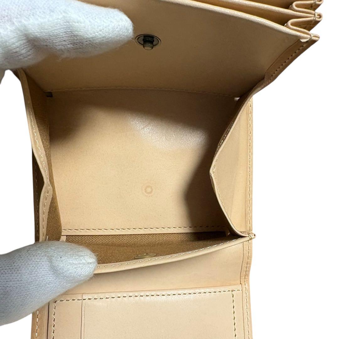 美品　エムピウ millefoglieⅡ ミッレフォッリエ2 TAN27 ヌメ革