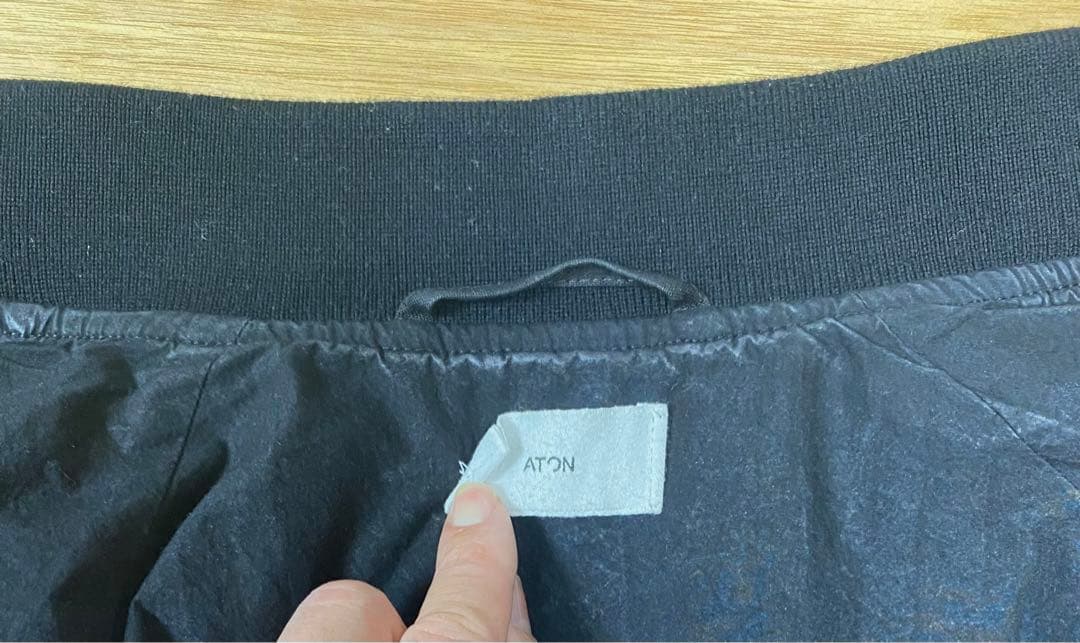 ジャケット・アウター ATON SUPER 160'S DOUBLE SAXONY JACKET