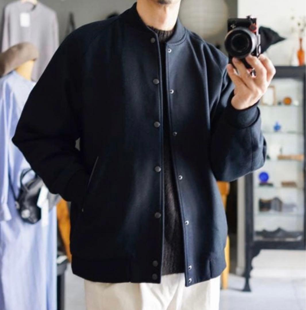 ジャケット・アウター ATON SUPER 160'S DOUBLE SAXONY JACKET