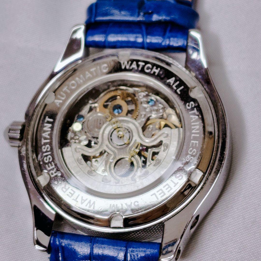 【美品】COGU オープンハート 自動巻 裏スケ 腕時計 コジモグッチ コグ