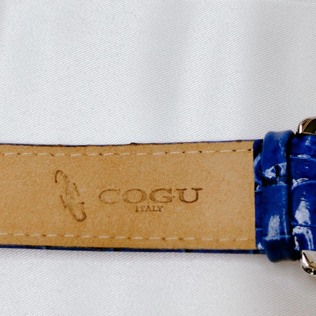 【美品】COGU オープンハート 自動巻 裏スケ 腕時計 コジモグッチ コグ