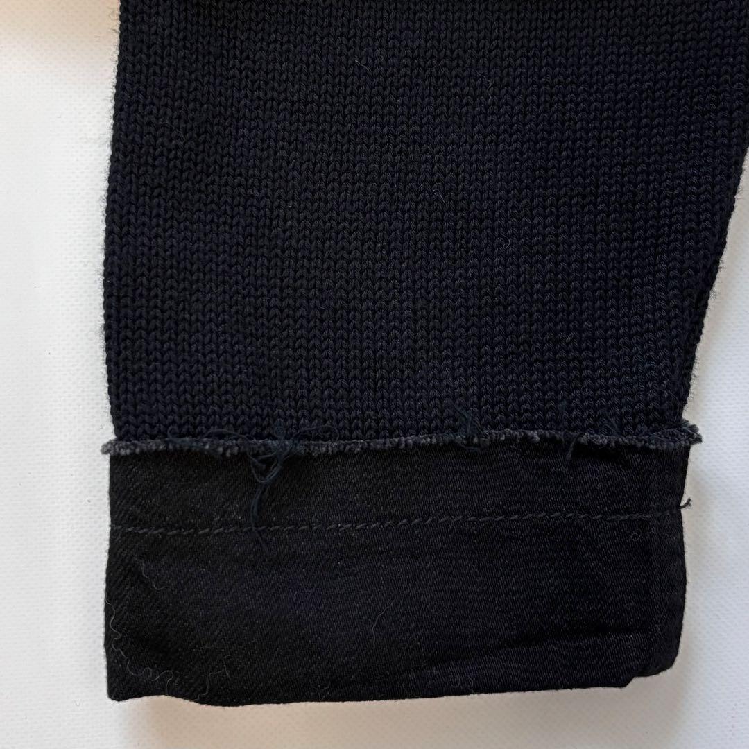 新品 ヒステリックグラマー 異素材デニムジャケット 黒 フリーサイズ 日本製￼