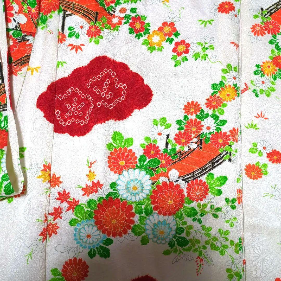 いおつむちゃんさん美品最高級品手描友禅綸子京呉服七五三着物長襦袢小物セット
