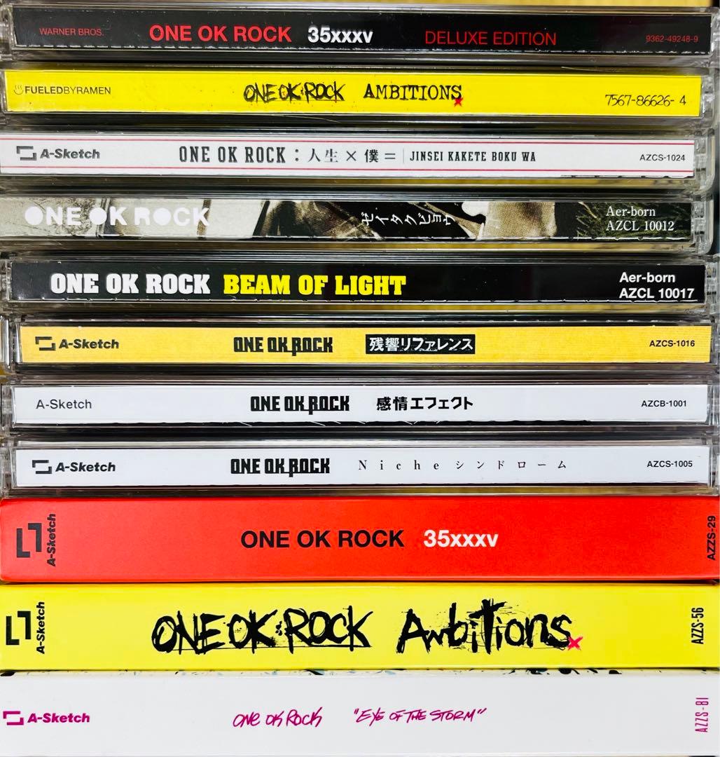 □ステッカー付 ONE OK ROCK シングル アルバム CD 20枚セット