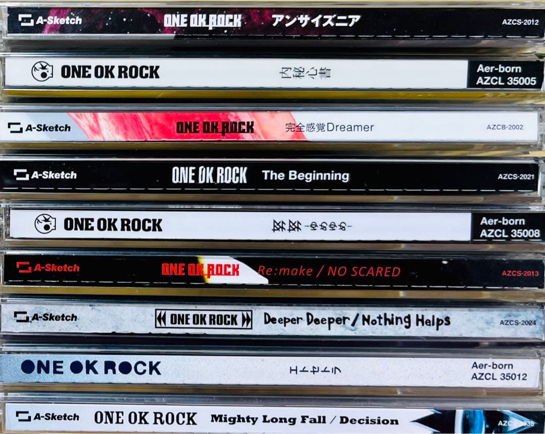 □ステッカー付 ONE OK ROCK シングル アルバム CD 20枚セット