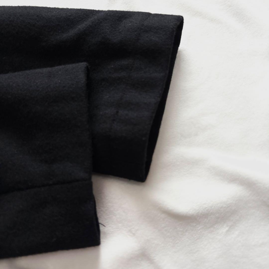 極美品☆T.KUNITOMO ロングコート　ウール　ケープ　　ブラック　クニトモ