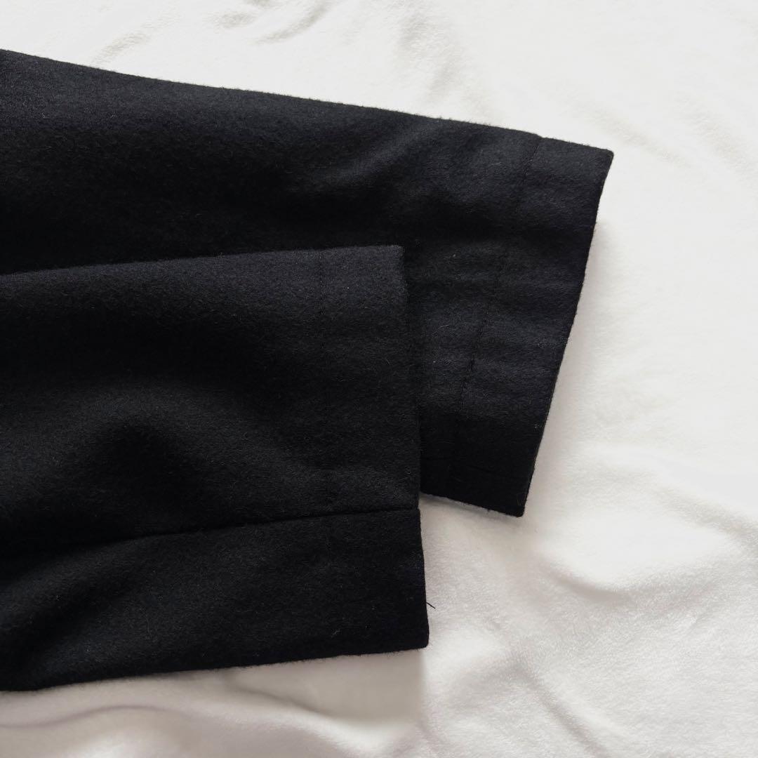 極美品☆T.KUNITOMO ロングコート　ウール　ケープ　　ブラック　クニトモ