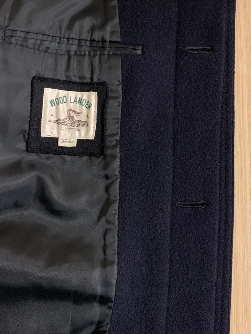 WOOD LANDER 90s 襟レザー ジャケット カシミヤ miumiu