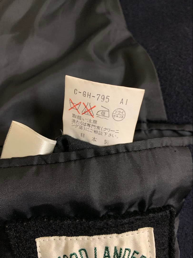 WOOD LANDER 90s 襟レザー ジャケット カシミヤ miumiu