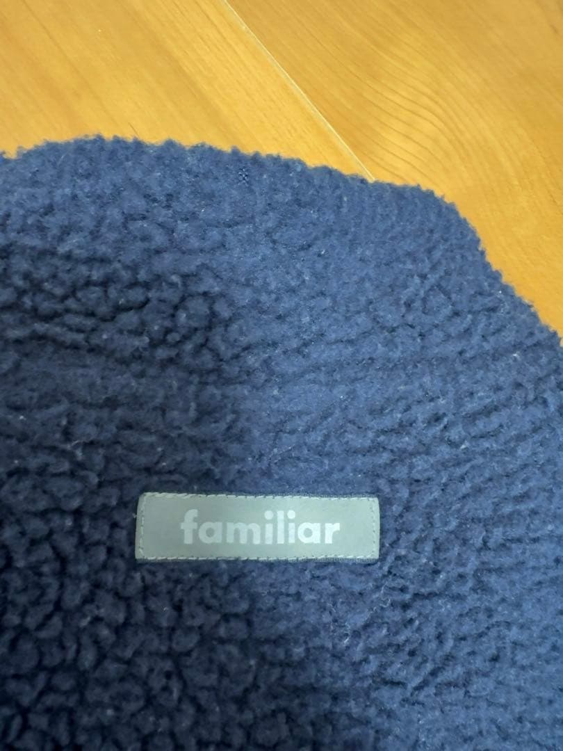 ファミリア　ブルーチェック　アウター　ブルゾン　140