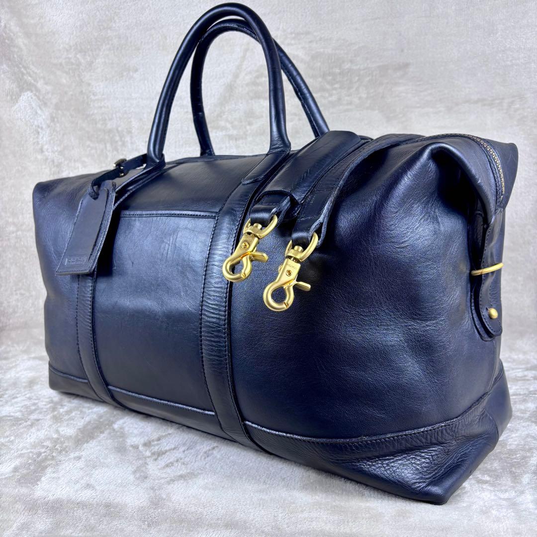 美品　希少　オールドコーチ　ボストンバッグ　オールレザー　OLD COACH