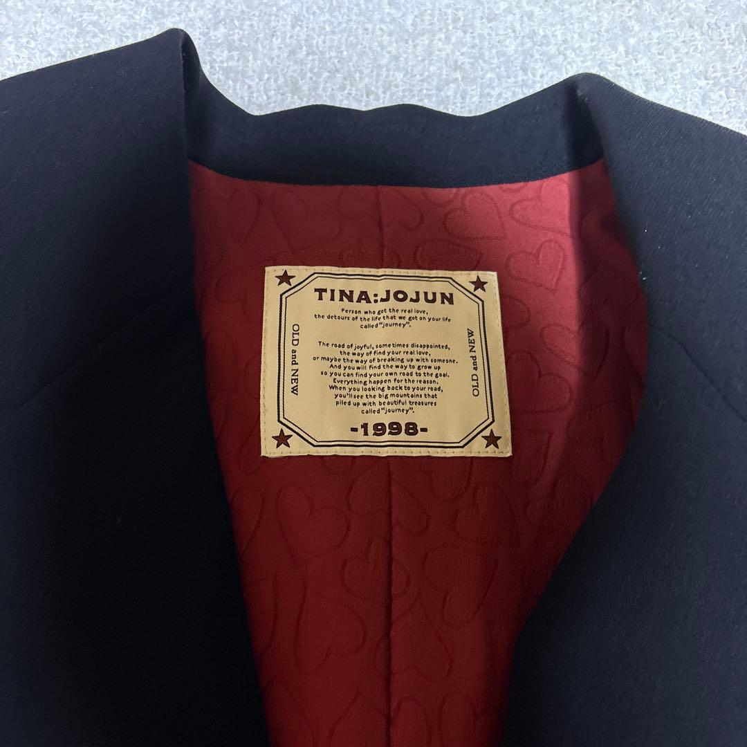 tina:jojun ハート刺繍入りテーラードジャケット
