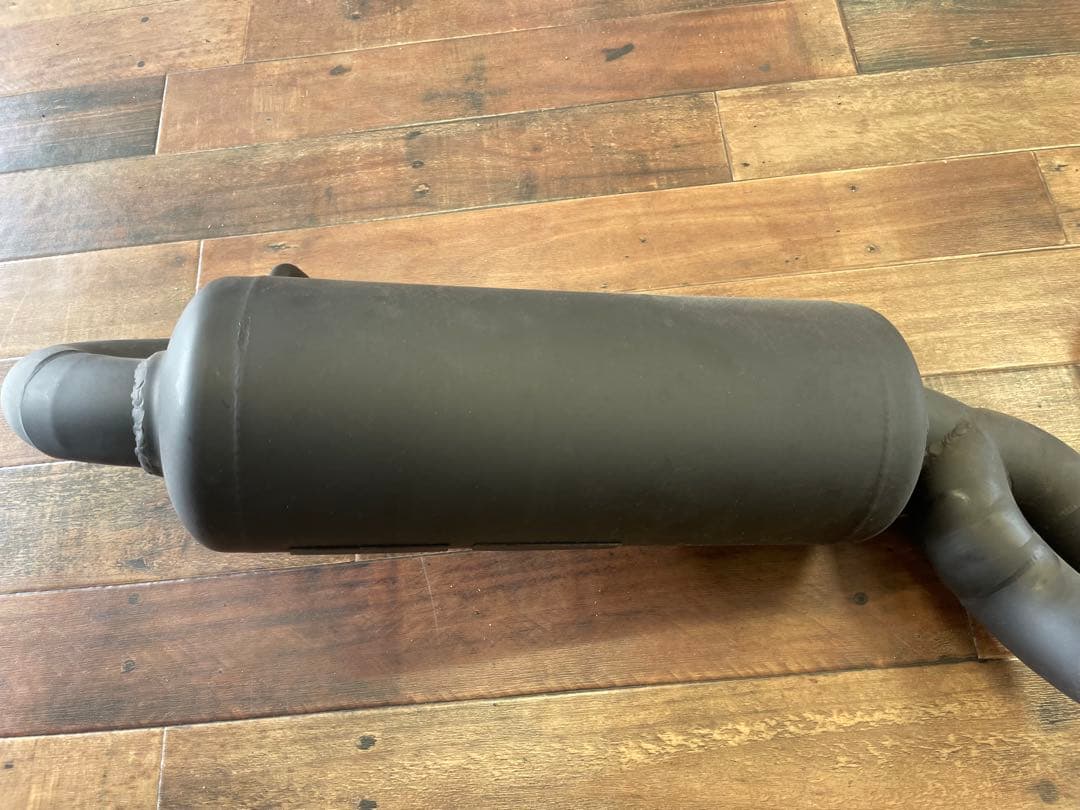 ピ*ポ様 ジムニーリアマフラー タイプ2 ダブルエンド マットブラック　シーエル