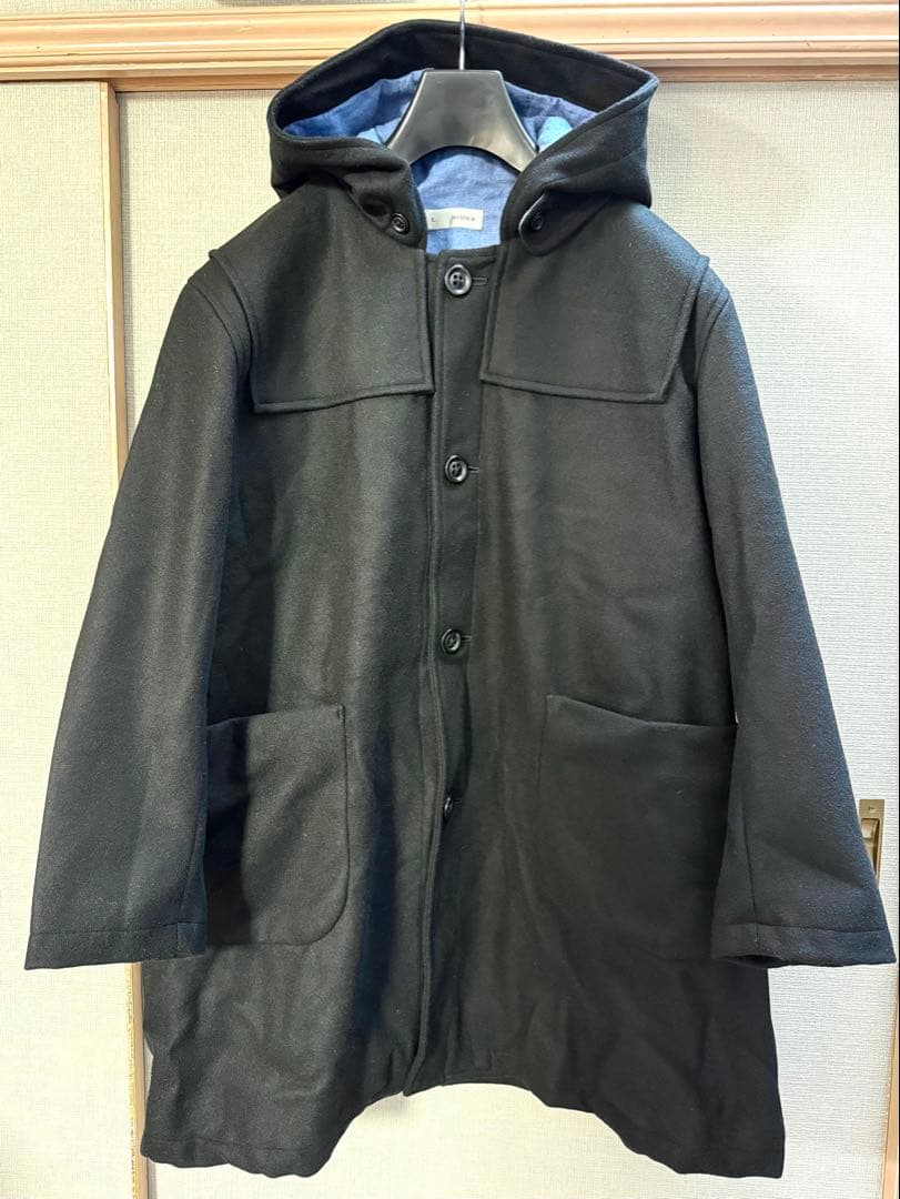 nisica ニシカ ダッフルコート ウールコート ブラック 美品