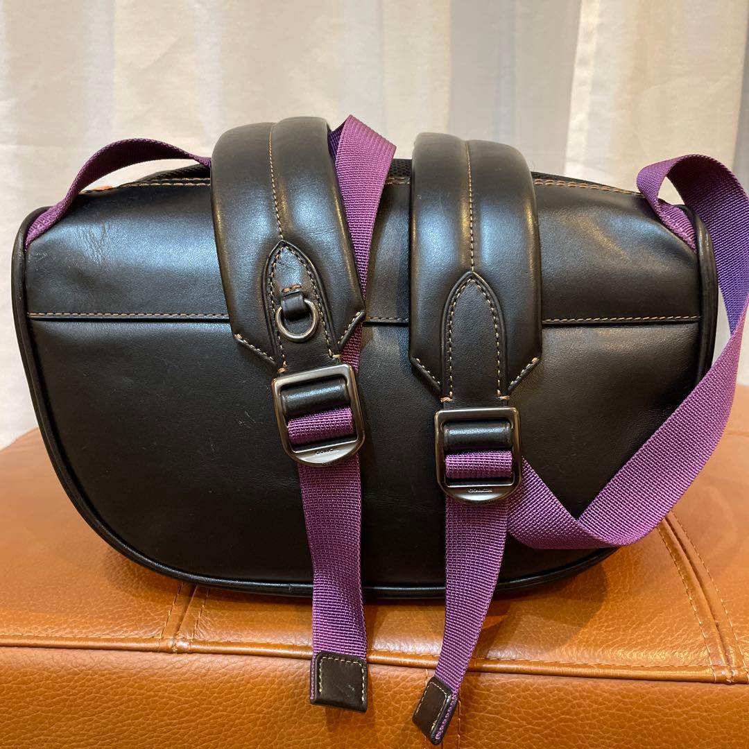 み*け様 COACH リュック・バックパック ブラウン・グリーン美品