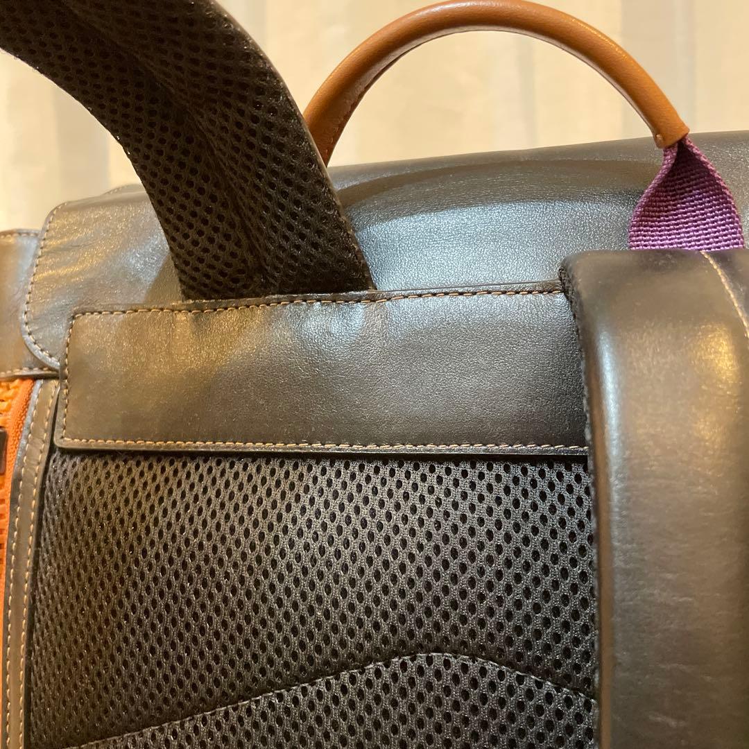 み*け様 COACH リュック・バックパック ブラウン・グリーン美品