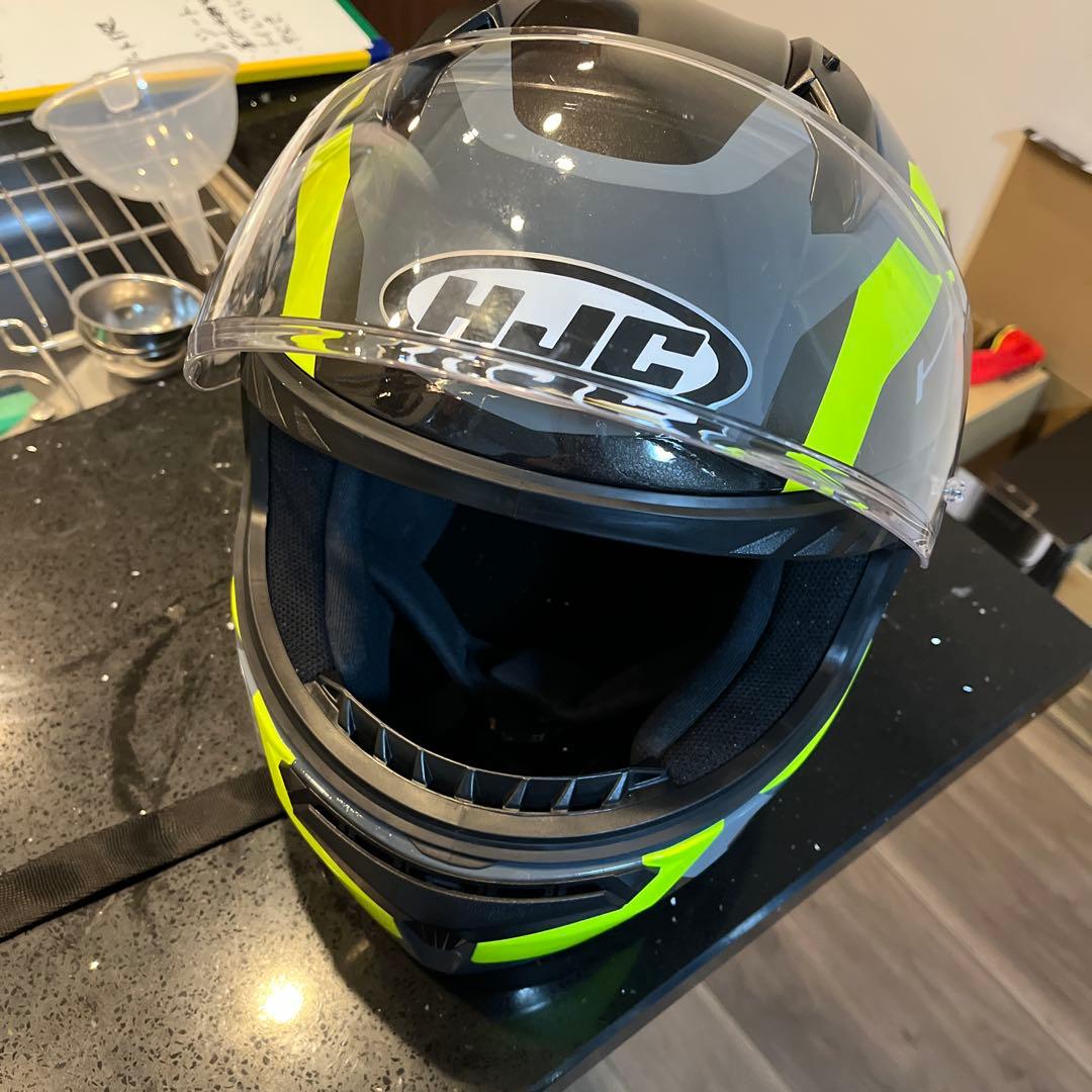 【HJC C10】フルフェイスヘルメット（XL）ほぼ新品　チークパッド2種類