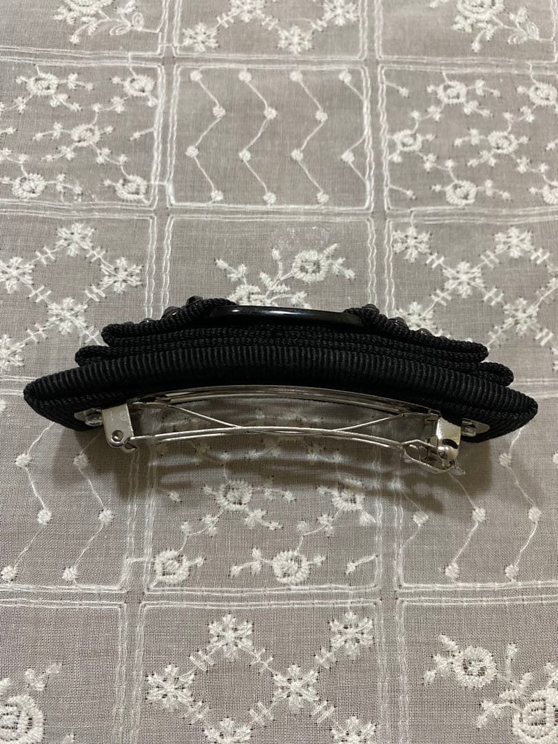 フェラガモ⭐︎バレッタ⭐︎スワロフスキー⭐︎黒⭐︎ヴァラ