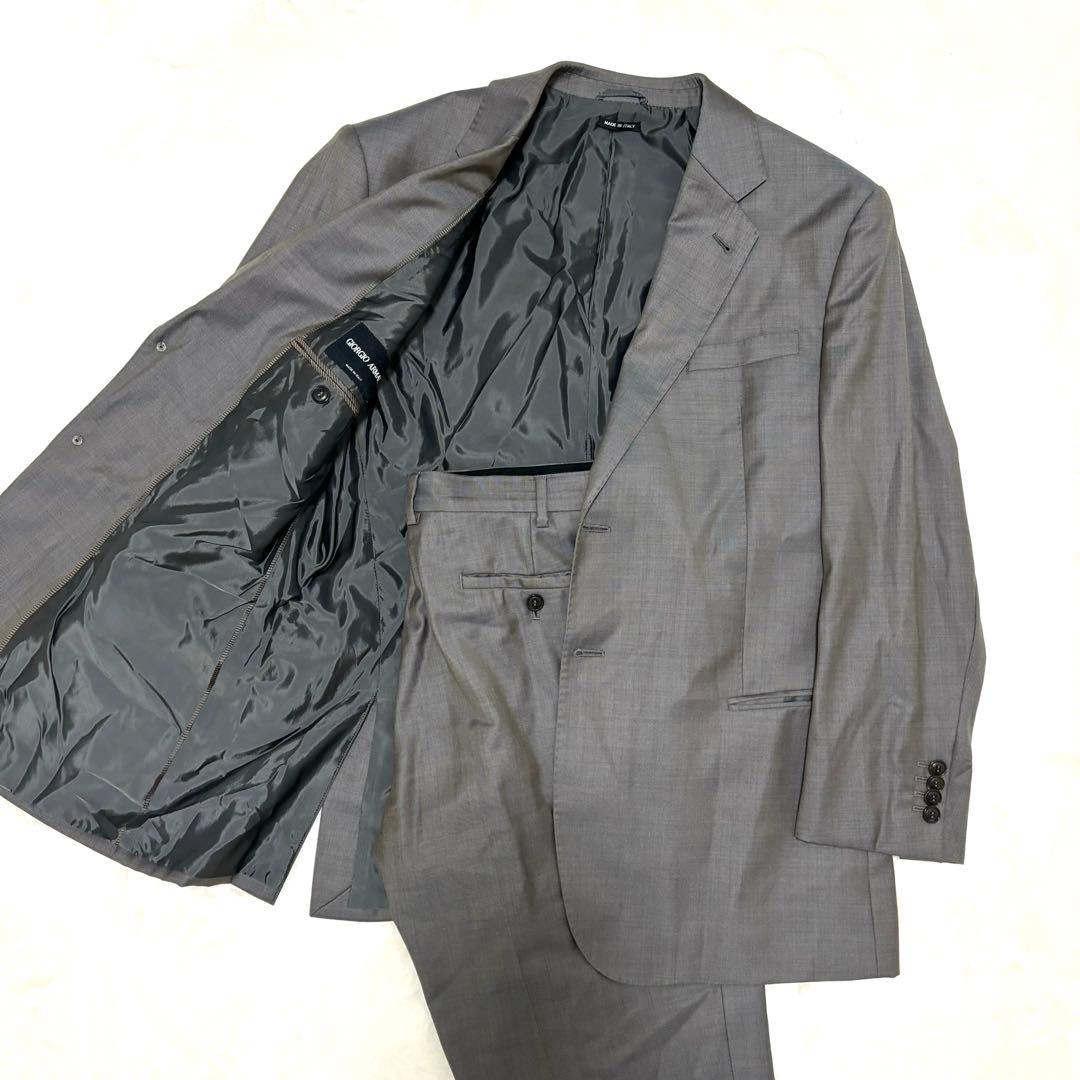 y*8様 ジョルジオアルマーニ スーツ セットアップ グレー メンズ イタリア製