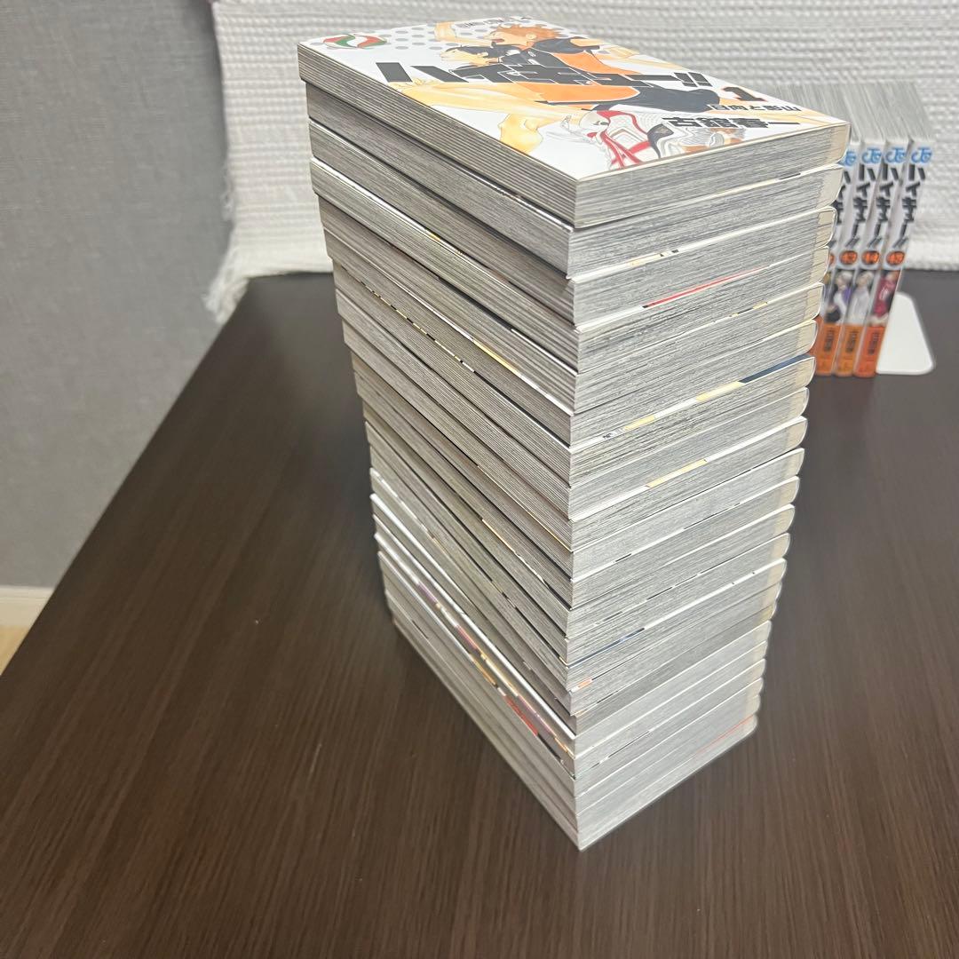 ハイキュー!!全45巻｜初版の熱が残る完結フルセット