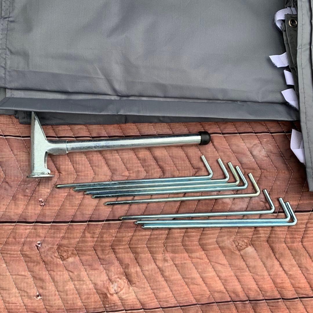 WAQ テント 3×3m 付属品あり　マルシェ　日除け