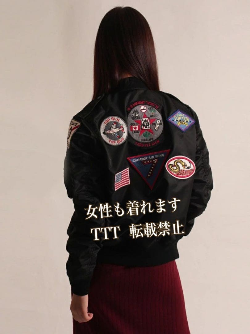 〈古着〉AVIREX L-2 BLACK ACE フライトジャケット 中綿無し