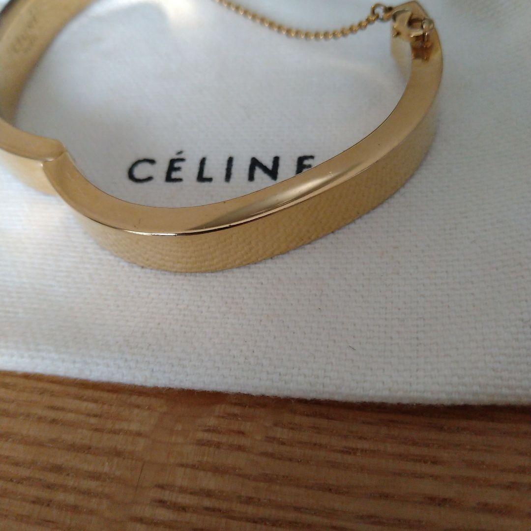 CÉLINE バングル サイズS ゴールド