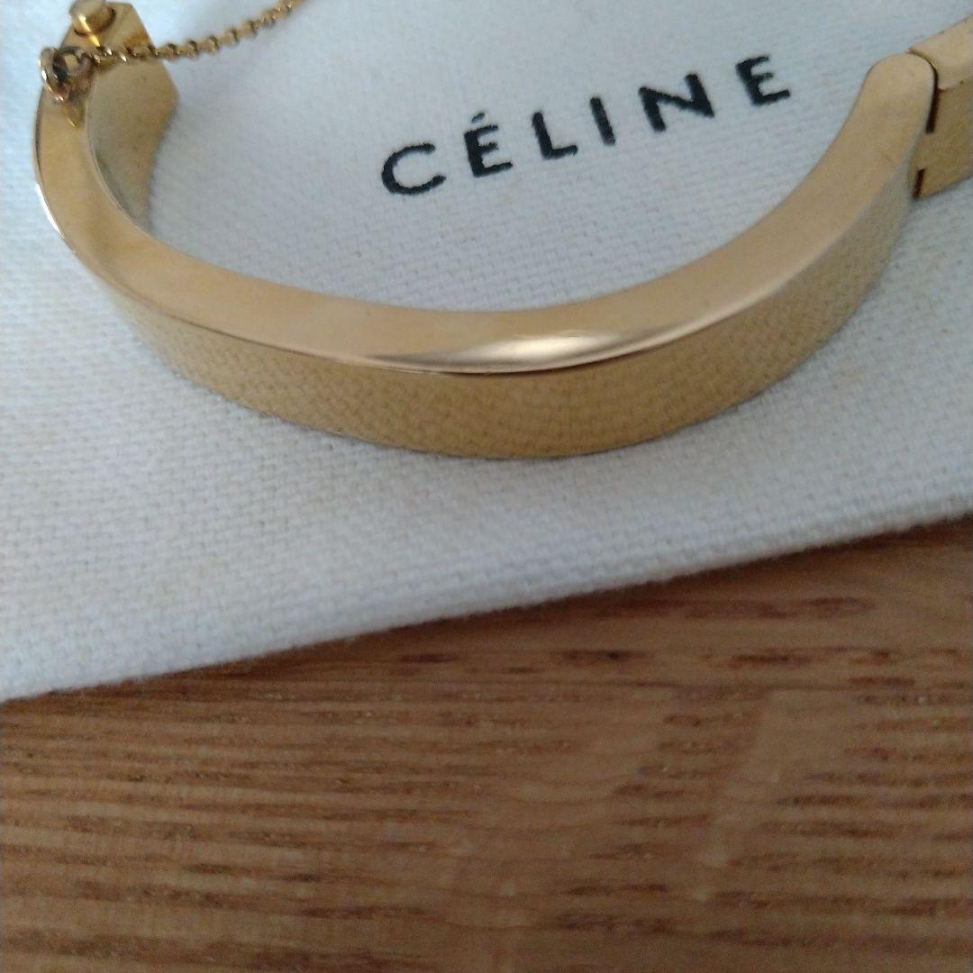 CÉLINE バングル サイズS ゴールド