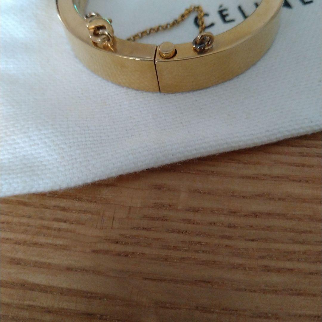 CÉLINE バングル サイズS ゴールド