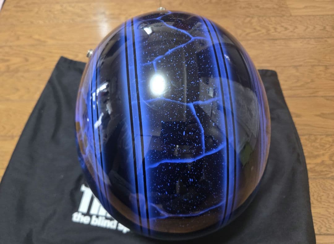 サードアイ ジェットヘル Third-Eye 青色 スピーカー付き