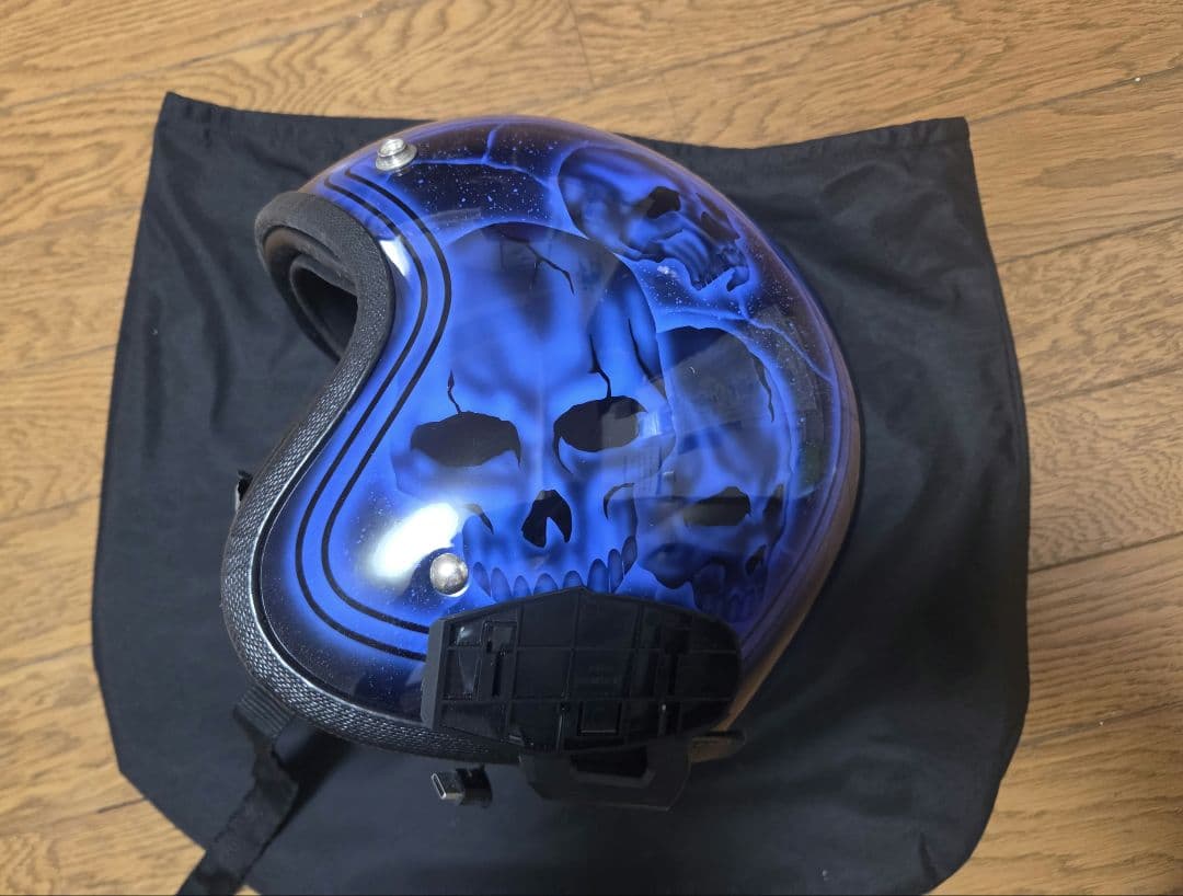 サードアイ ジェットヘル Third-Eye 青色 スピーカー付き