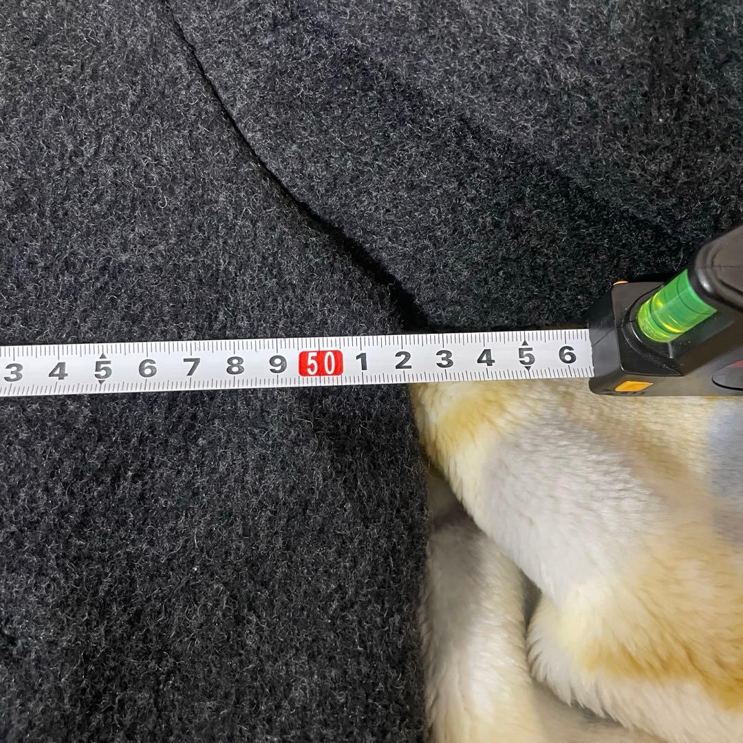 【美品】DANTON グレー ウールモッサコート サイズ38