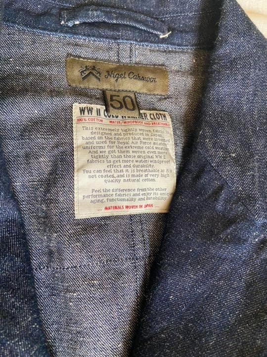 D*O様 Nigel Cabourn マロリージャケット コットンリネンデニム