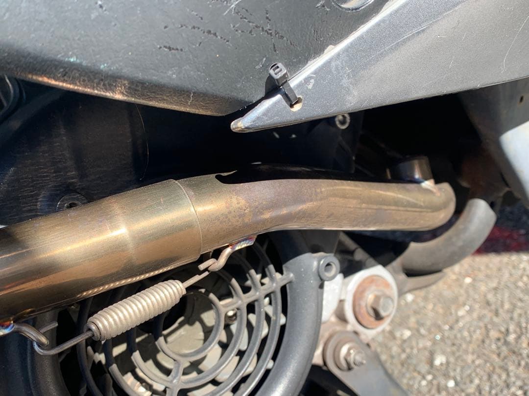 シグナスxマフラー　 ガレージ　バル