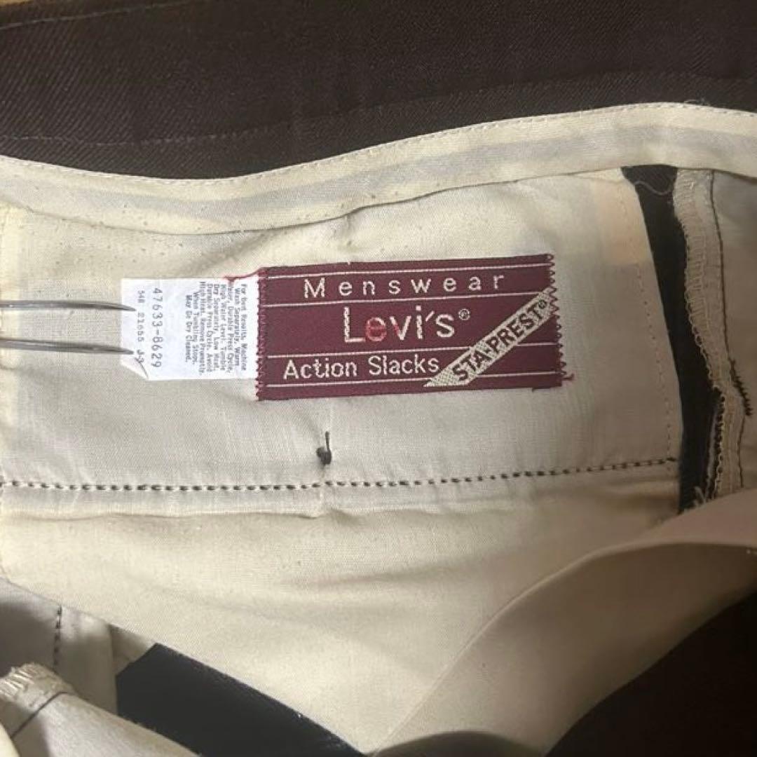 パンツ Levi's Action Slacks STA-PREST brown