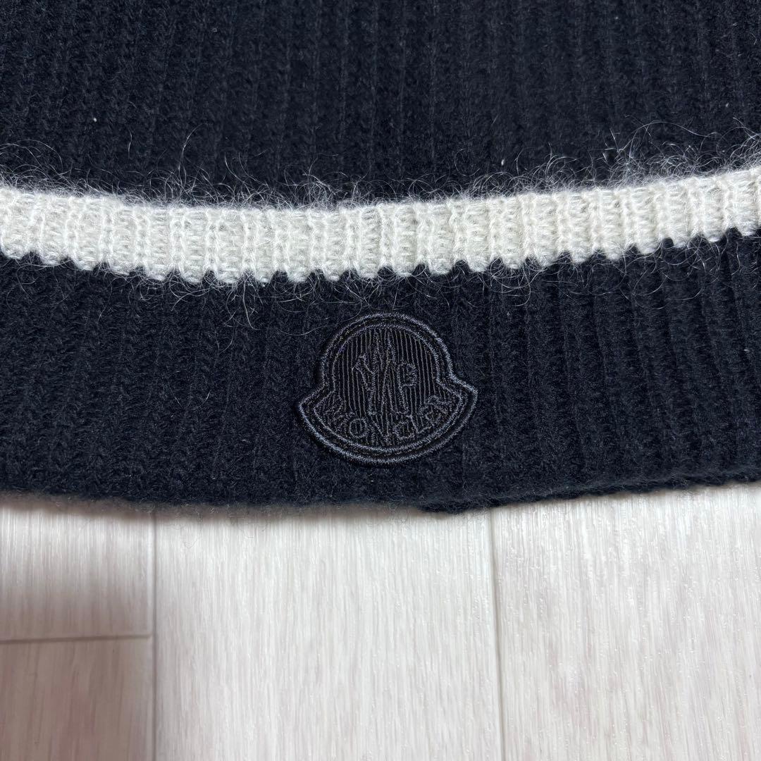 極美品　モンクレール　ビーニー　ニット帽　UNI 国内正規品 4K41