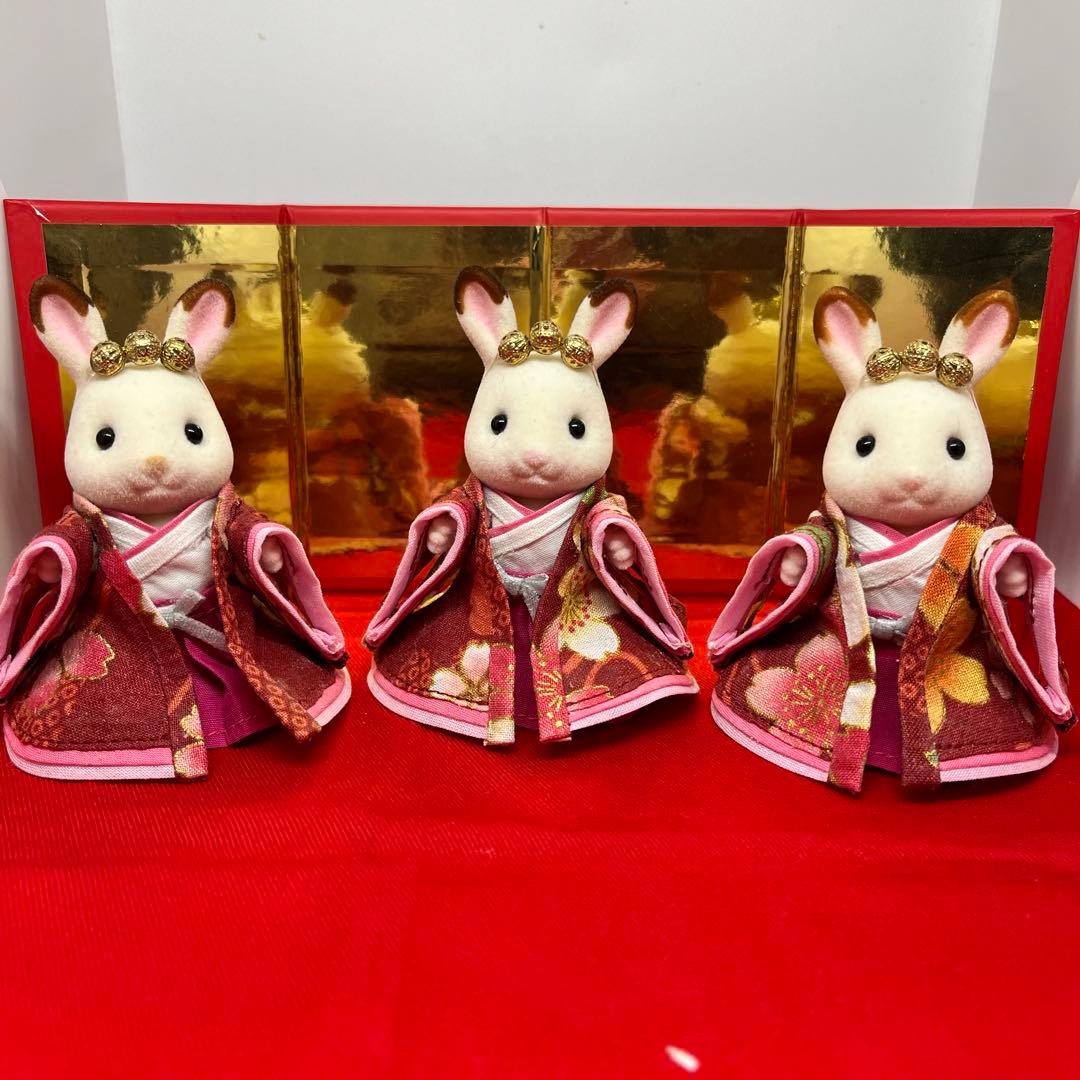 にか　オーダー受付連絡ページ　ひな人形　男雛女雛三人官女