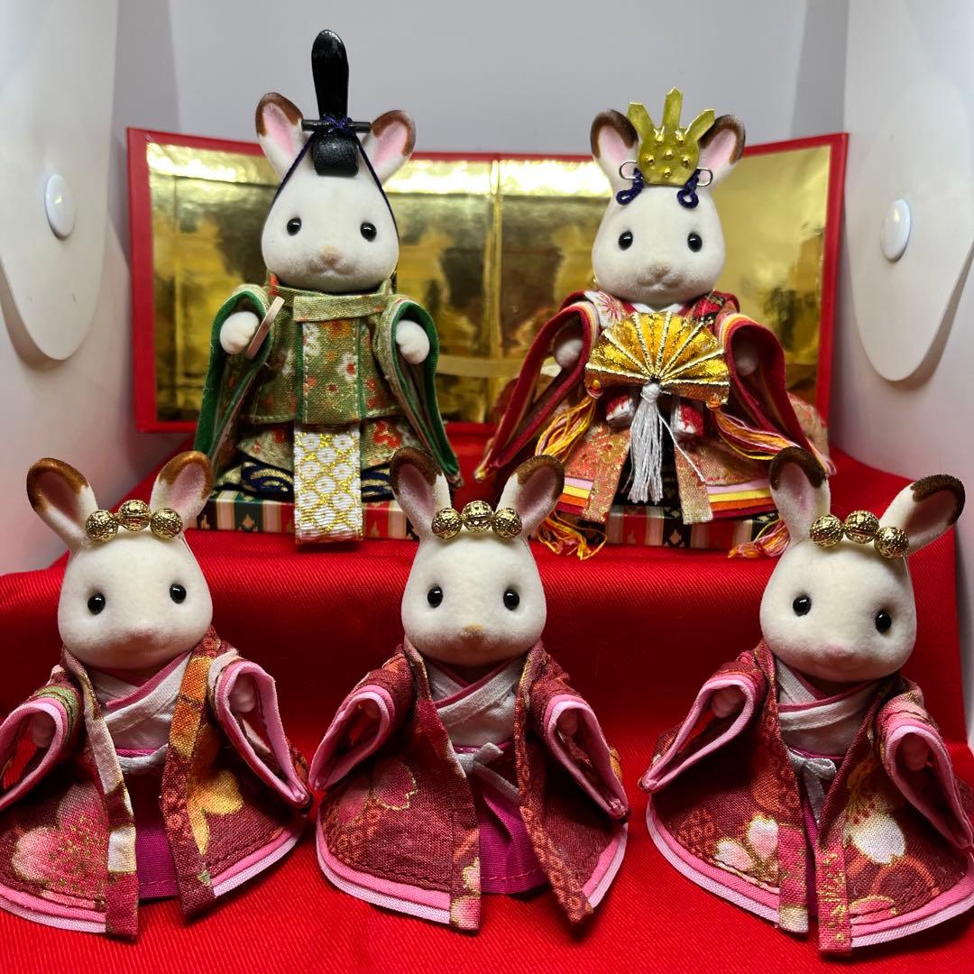 にか　オーダー受付連絡ページ　ひな人形　男雛女雛三人官女